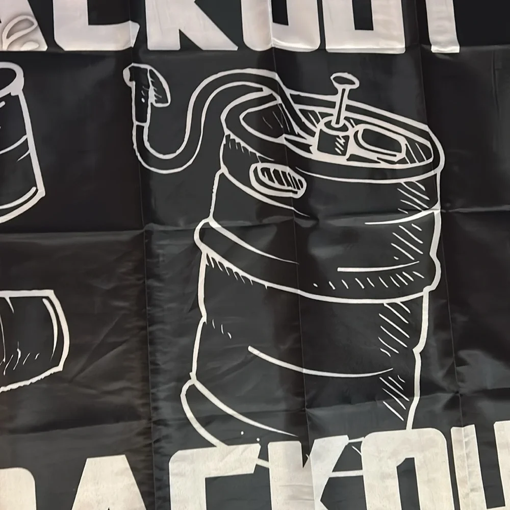 BlackOut or BackOut flag,3 x 5